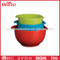 BPA free high quality melamine plastic industrial size mixing bowl